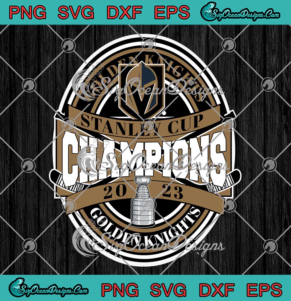 Vegas Golden Knights NHL Champions PNG Silhouette Files