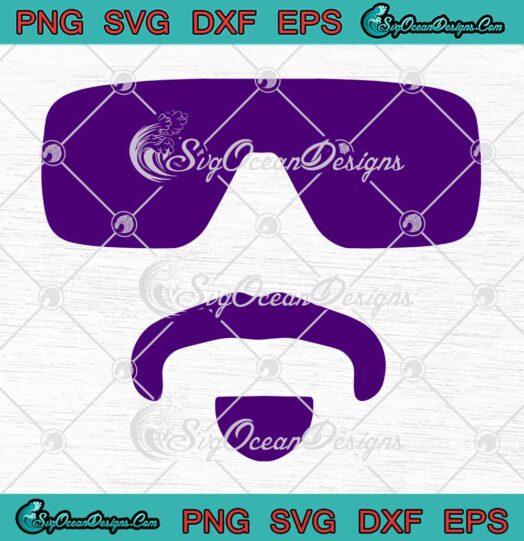 Hayden Travinski Moustache And Glasses SVG - LSU Tigers Baseball SVG PNG EPS DXF PDF, Cricut File