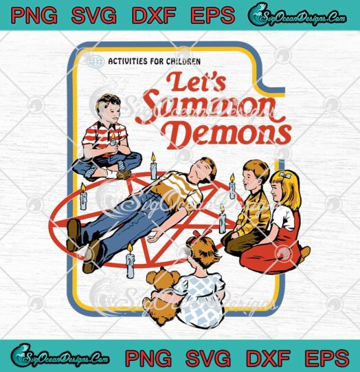 Let's Summon Demons Steven Rhodes SVG - 90s Horror Halloween Movie SVG PNG EPS DXF PDF, Cricut File
