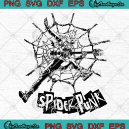 Marvel Comics Spider-Punk SVG - Marvel Spider-Man SVG PNG EPS DXF PDF, Cricut File