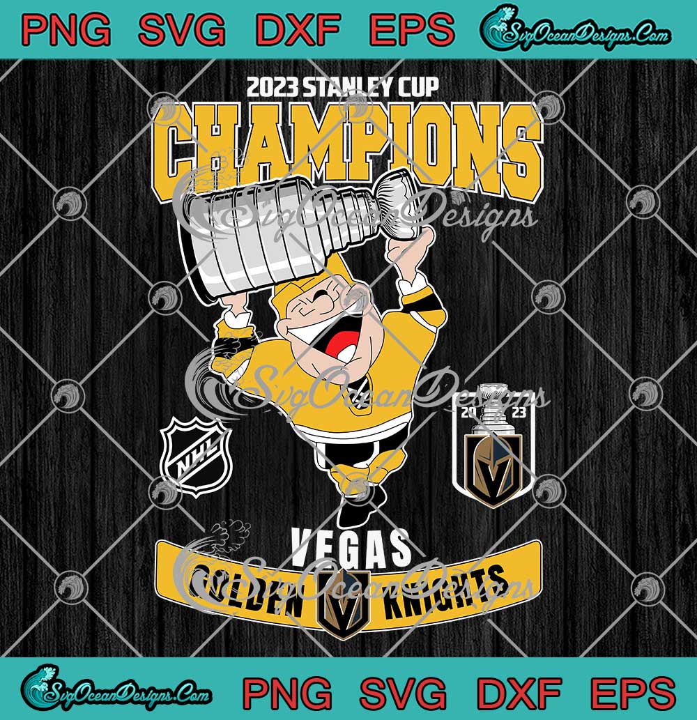 2023 Stanley Cup Champions Vegas Golden Knights SVG