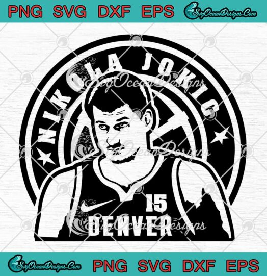 Nikola Jokic Denver Nuggets NBA SVG - Finals Champions Basketball Fan SVG PNG EPS DXF PDF, Cricut File