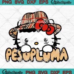 Peso Pluma x Hello Kitty SVG - Cute Gift For Fan Music Lovers SVG PNG EPS DXF PDF, Cricut File