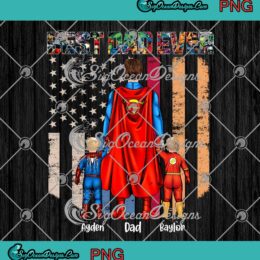 Superhero Best Dad Ever PNG - Superman Dad Father’s Day PNG - Custom Name Gift PNG JPG Clipart, Digital Download