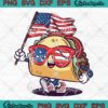 Taco Sunglasses American Flag Funny SVG - 4th Of July Independence Day SVG PNG EPS DXF PDF, Cricut File