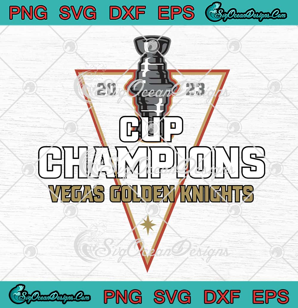 Vegas Golden Knights NHL Champions PNG Silhouette Files