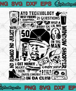 50 Cent Tour 2023 SVG - 50 Cent American Rapper Hip-Hop SVG PNG EPS DXF ...