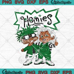 Chuckie Finster And Chucky Homies SVG - Matching Jordan 13 Retro Lucky Green SVG PNG EPS DXF PDF, Cricut File