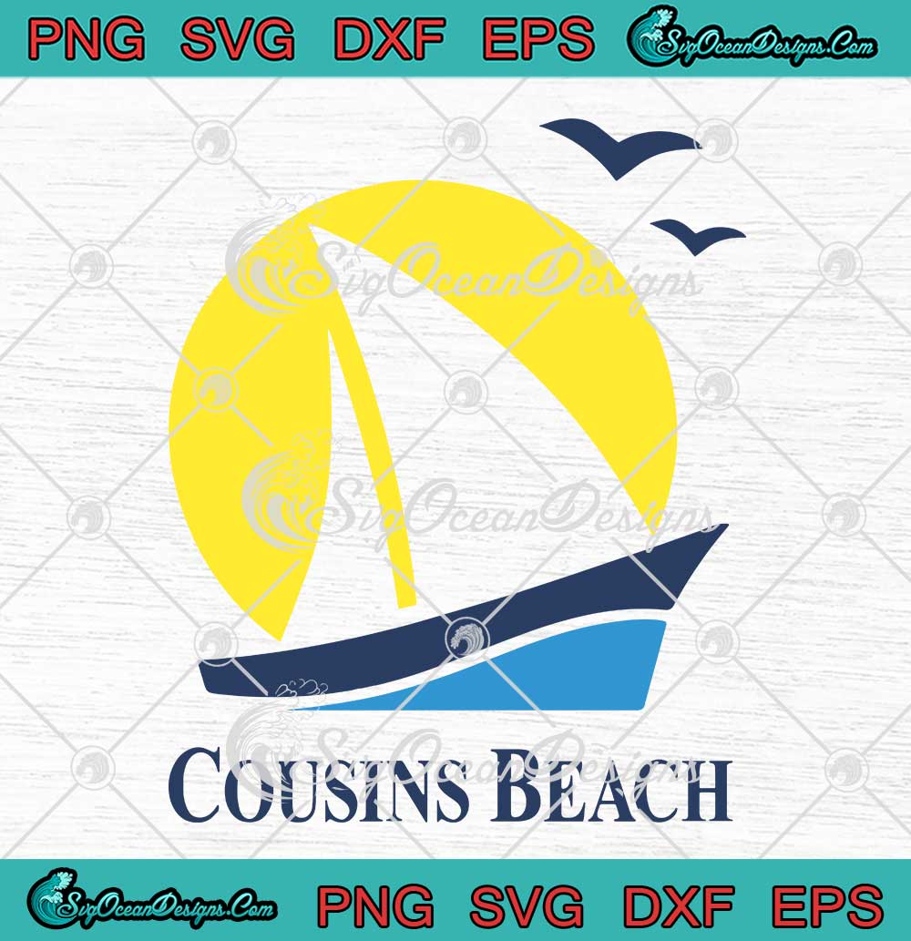 Cousins-Beach-Boat-Vintage-SVG---The-Summer-I-Turned-Pretty-SVG-PNG-EPS-DXF-PDF,-Cricut-File Cousins Beach Boat Vintage SVG - The Summer I Turned Pretty SVG PNG EPS DXF PDF, Cricut File
