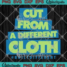 Cut From A Different Cloth SVG - Match Nike Lebron 19 Dutch Blue Pomegranate SVG PNG EPS DXF PDF, Cricut File
