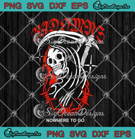 Death Bad Omens SVG - Nowhere To Go SVG - Bad Omens Tour 2023 SVG PNG EPS DXF PDF, Cricut File