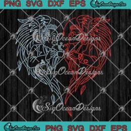 Good Omens A Toast To The World SVG - Good Omens Heart 2023 SVG PNG EPS DXF PDF, Cricut File