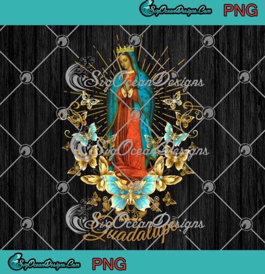 Guadalupe Virgin Mary PNG - La Virgen De Guadalupe PNG JPG Clipart, Digital Download