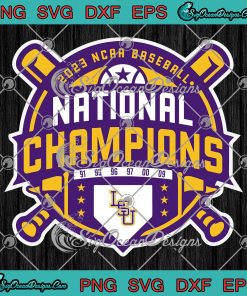 LSU Tigers Home Field 2023 SVG - NCAA Men's Baseball College World Series  Champions SVG PNG EPS