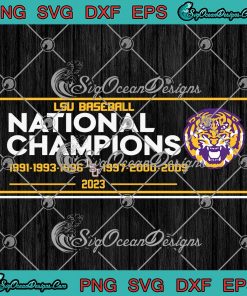 LSU Tigers Home Field 2023 SVG - NCAA Men's Baseball College World Series  Champions SVG PNG EPS