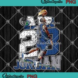 Michael Jordan 23 Matching PNG - Air Jordan Retro 13 French Blue PNG JPG Clipart, Digital Download