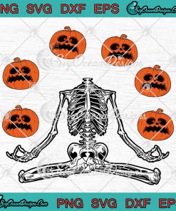 Funny Halloween Pumpkin Skeleton Nike Logo SVG Digital File