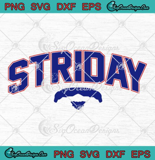 Spencer Robert Strider Striday SVG - Atlanta Braves MLB Player SVG PNG EPS DXF PDF, Cricut File
