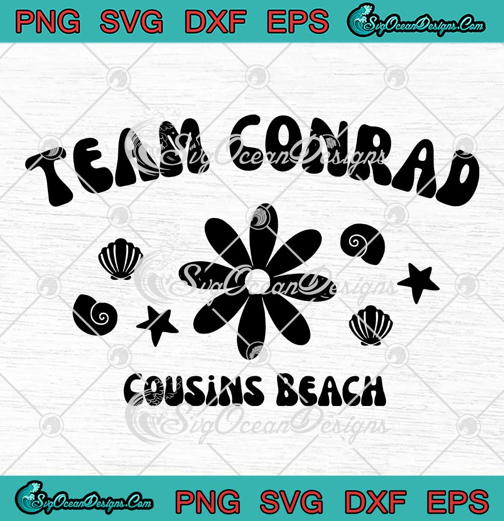 Team Conrad Cousins Beach Retro Svg The Summer I Turned Pretty Movie