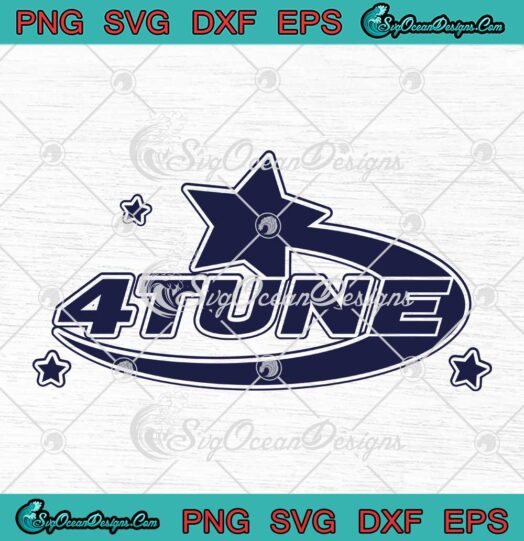 4Tune Star Y2k Retro SVG - Pray For 4Tune SVG PNG EPS DXF PDF, Cricut File