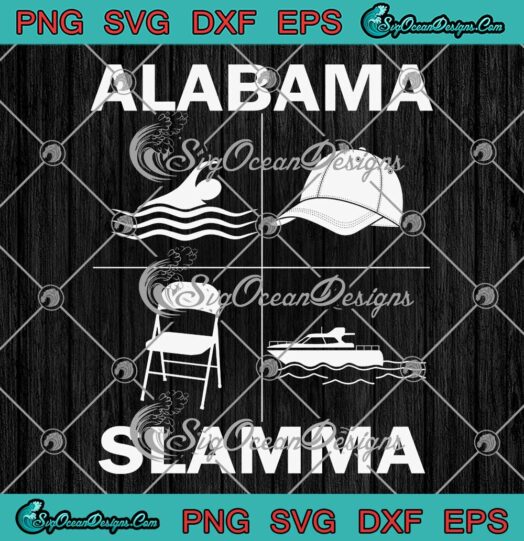 Alabama Slamma Boat Fight SVG - Montgomery Riverfront Brawl SVG PNG EPS DXF PDF, Cricut File