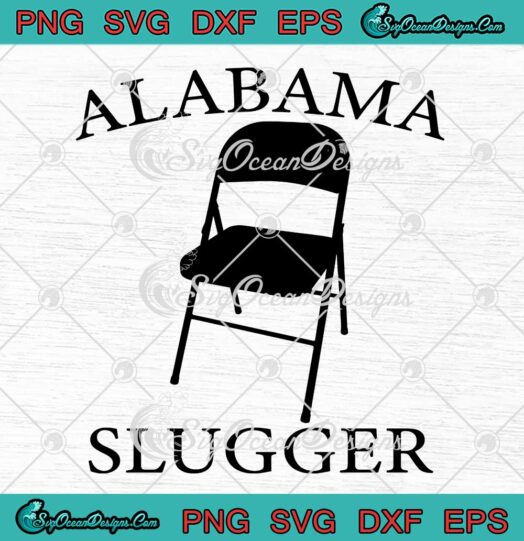 Alabama Slugger Metal Chair Brawl SVG - 2023 Alabama Brawl SVG PNG EPS DXF PDF, Cricut File
