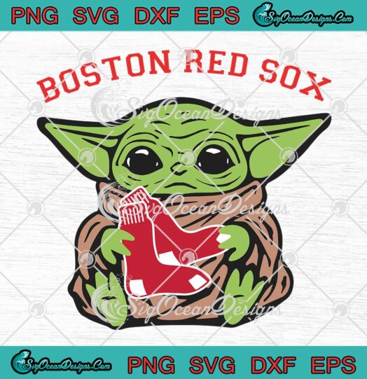 Baby Yoda Hug Boston Red Sox SVG - Baseball Sport 2023 SVG PNG EPS DXF PDF, Cricut File