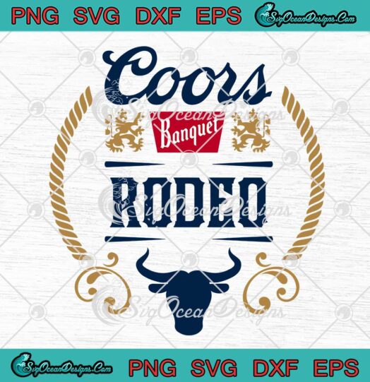 Coors Banquet Rodeo Bull Logo SVG - Coors Banquet Beer SVG PNG EPS DXF PDF, Cricut File