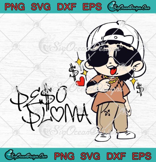 Cute Baby Peso Pluma Chibi SVG - Baby Peso Pluma SVG - Peso Pluma Singer SVG PNG EPS DXF PDF, Cricut File