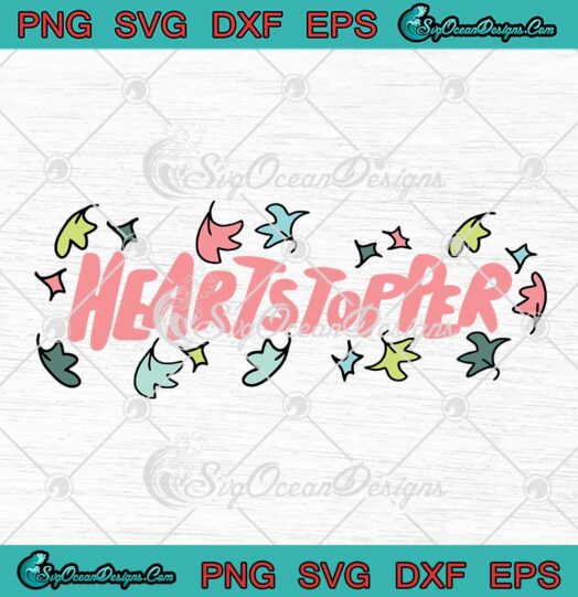 Heartstopper Leaves Rainbow SVG - Heartstopper LGBTQ Gift SVG PNG EPS DXF PDF, Cricut File