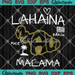 Lahaina Support Maui Fire SVG - Maui Strong Pray For Maui SVG PNG EPS DXF PDF, Cricut File