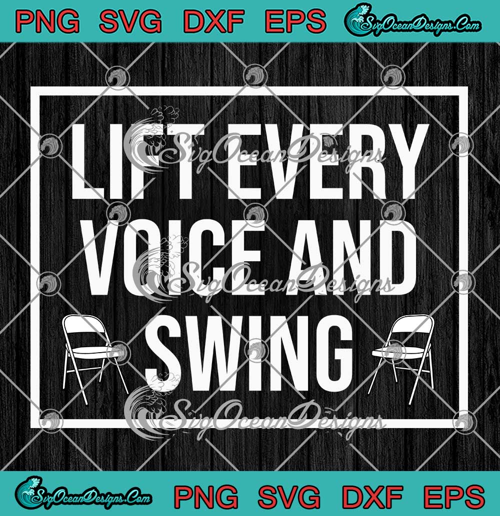 Lift-Every-Voice-And-Swing-Trendy-SVG---Montgomery-Riverboat-Fight-2023-SVG-PNG-EPS-DXF-PDF,-Cricut-File Lift Every Voice And Swing Trendy SVG - Montgomery Riverboat Fight 2023 SVG PNG EPS DXF PDF, Cricut File