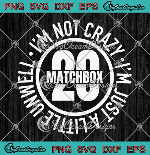 Matchbox 20 Unwell Circle Logo SVG - Matchbox Twenty Rock Band SVG PNG EPS DXF PDF, Cricut File