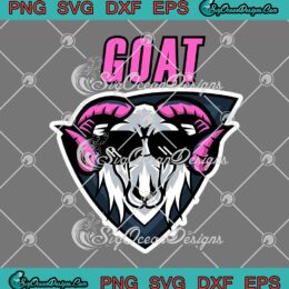 Miami Pink GOAT Trending SVG - Inter Miami CF GOAT Soccer Gift SVG PNG EPS DXF PDF, Cricut File