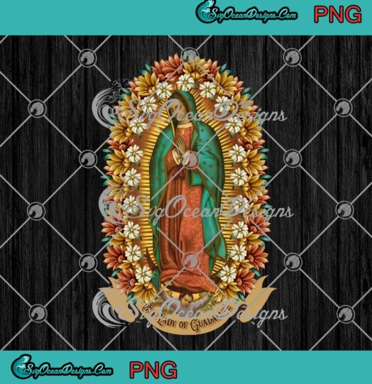 Our Lady Of Guadalupe PNG - Virgin Mary PNG - Virgin Of Guadalupe PNG JPG Clipart, Digital Download