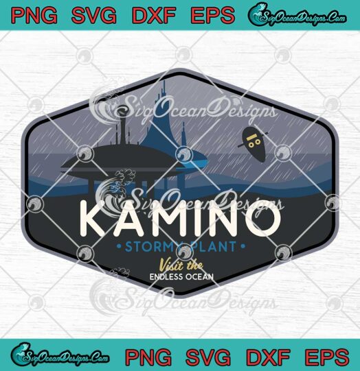 Star Wars Planet Kamino Stormy Plant SVG - Visit The Endless Ocean SVG PNG EPS DXF PDF, Cricut File
