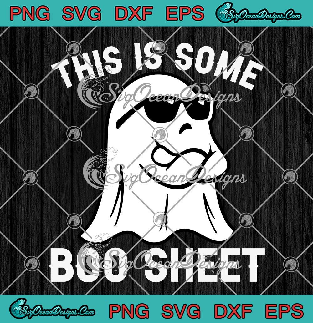 This Is Some Boo Sheet Halloween SVG - Funny Retro Boo Ghost SVG PNG ...