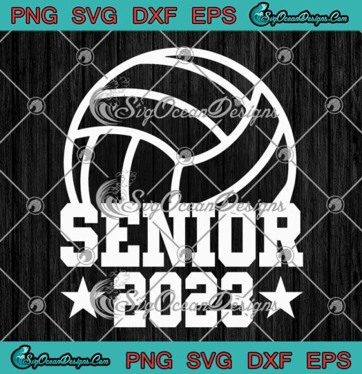 Volleyball Senior 2023 Gaming SVG - Class Of 2023 Graduation SVG PNG EPS DXF PDF, Cricut File