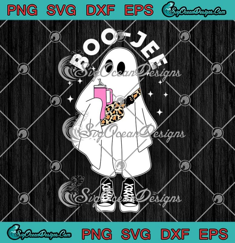 Boo-Jee Spooky Season Cute Ghost SVG - Halloween Costume Boujee SVG PNG