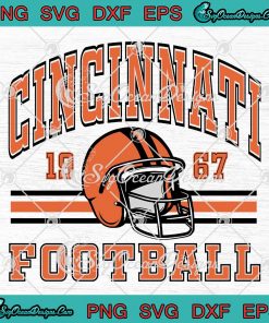 Cincinnati Bengals Football Helmet 1967 SVG File For Cricut