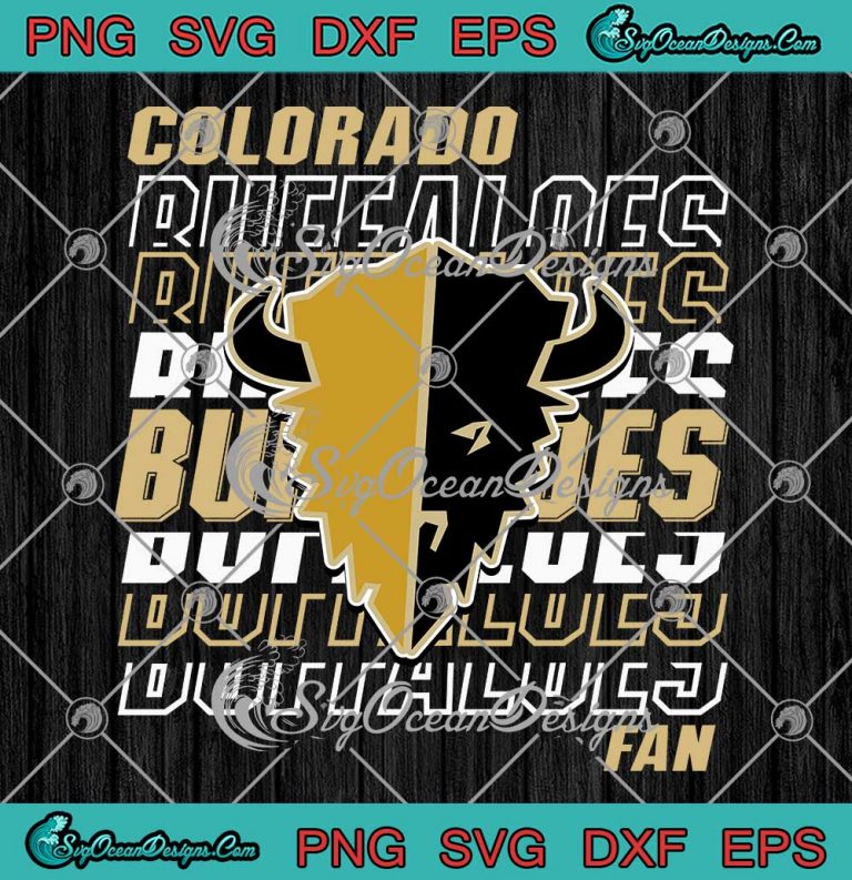 Colorado Buffaloes Football Fans SVG - Colorado Buffaloes 2023 SVG PNG EPS DXF PDF, Cricut File