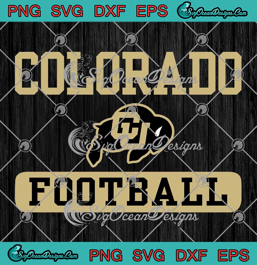 Colorado Buffaloes Football Logo SVG - Colorado Buffaloes Football Fan ...