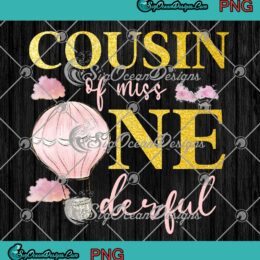 Cousin Of Little Miss Onederful PNG - Hot Air Balloon 1st Birthday Party PNG JPG Clipart, Digital Download