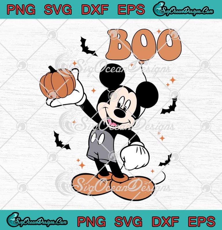 Disney Mickey Boo Balloon SVG - Halloween Party SVG - The Most Magical Place SVG PNG EPS DXF PDF, Cricut File