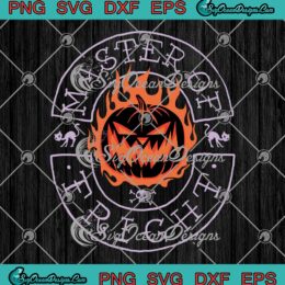 Flamed Pumpkin Master Of Fright SVG - Disney The Nightmare Before Christmas SVG PNG EPS DXF PDF, Cricut File