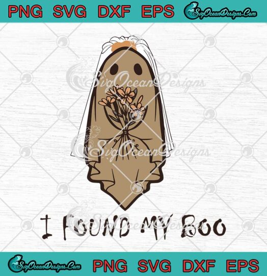 I Found My Boo Halloween Couple SVG - Funny Halloween Bachelorette SVG PNG EPS DXF PDF, Cricut File