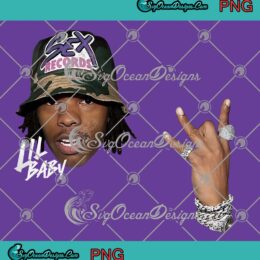 Lil Baby American Rapper PNG - Lil Baby Hip Hop Rapper Gift For Fan PNG JPG Clipart, Digital Download