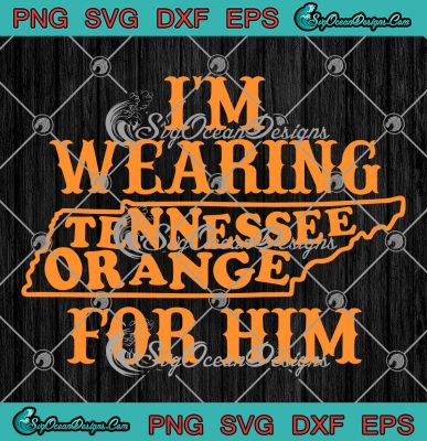 Megan Moroney Tennessee Orange Lyrics SVG - I'm Wearing Tennessee