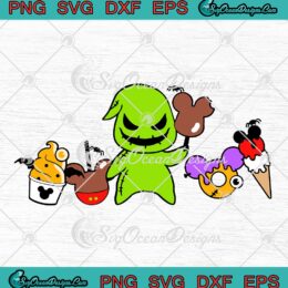Oogie Boogie Disney Halloween Snacks SVG - The Nightmare Before Christmas SVG PNG EPS DXF PDF, Cricut File