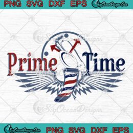 Prime Time Barbers Retro SVG - Barber Shop Hair Stylist SVG PNG EPS DXF PDF, Cricut File
